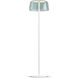 Yurei 14 inch 14.00 watt Matte White Floor Lamp Portable Light in Acrylic Blue